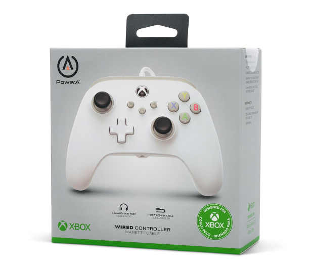 PowerA XS/PC Pad przewodowy - biały 1519365-01 - 1081422 - zdjęcie 9